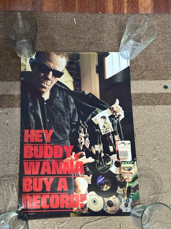 Tom Waits Promo Poster 19 X 13 RSD Hey Buddy Wanna Buy A Record