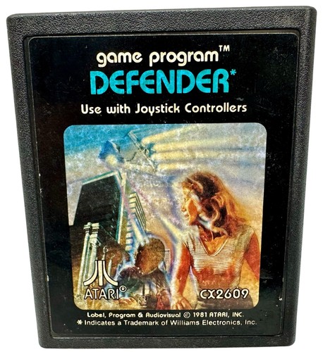 Defender Atari 2600 Game 1981 CX2609