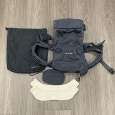Nuna CUDL Clik Baby Carrier Denim Ergonomic Hands Free 8-35LB 4 In 1 Adjustable 