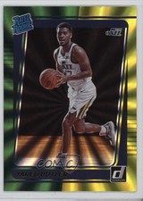 2021 Panini Donruss Rated Rookie Holo Green & Yellow Laser Jared Butler #249 0q0