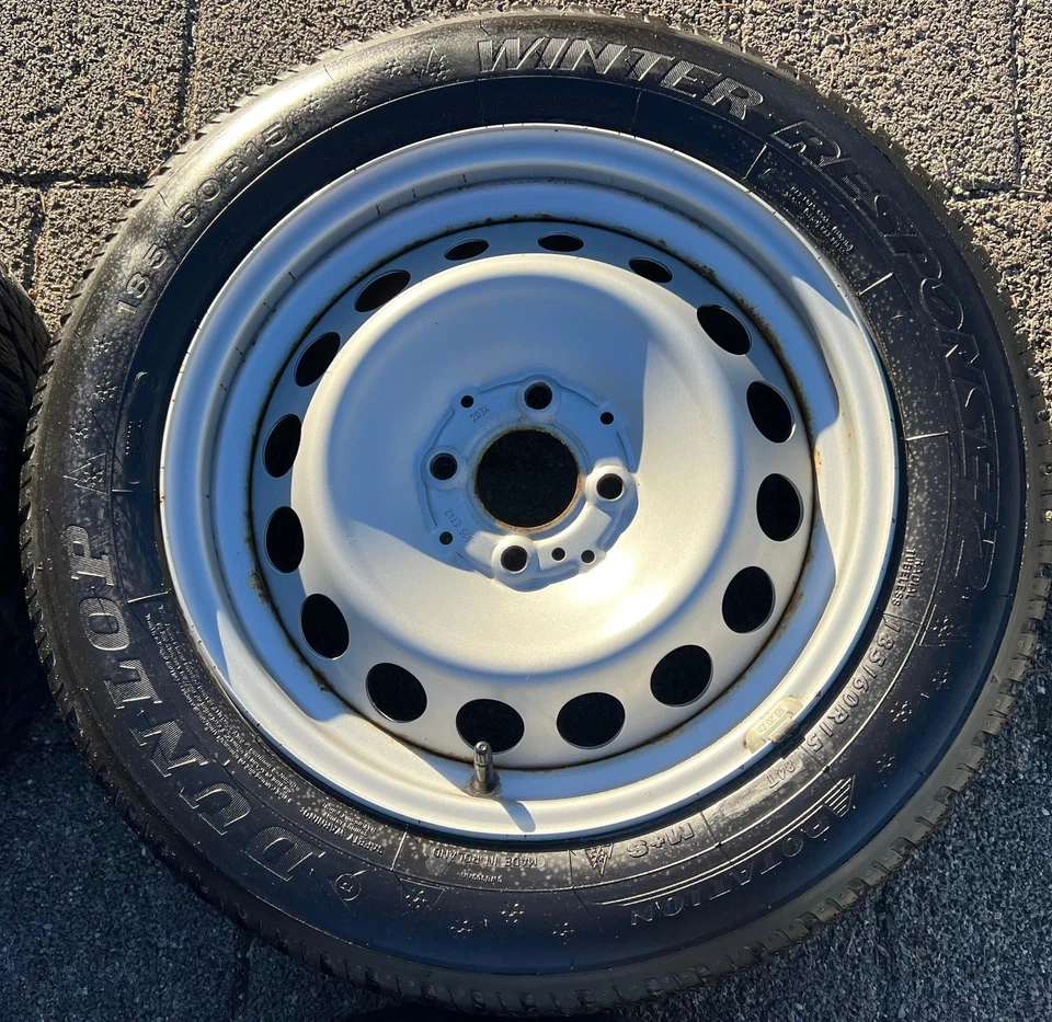 4 WINTERRÄDER 165/65R15 81T 185/60R15 84T SMART FORTWO FORFOUR W453 RDKS - Bild 4 von 4