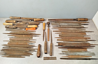 Lot 50 LIMES RAPES Outillage BRICOLAGE Menuiserie pour Metaux Bois Outils J51