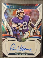 2025 Panini Certified - Canton Certified Signatures Paul Krause #CAN-PKR /125 
