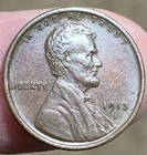 1913d Lincoln Cent, gorgeous original AU condition with no issues!