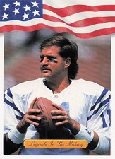 1992 AW Sports, Inc. Legends In The Making Jeff George Indianapolis Colts QB