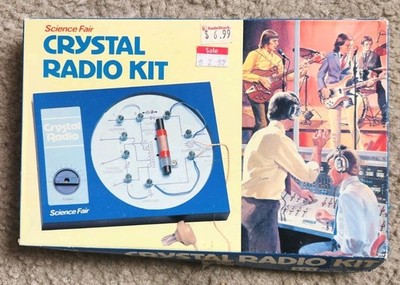 Crystal Radio Kit Radio Shack Science Fair, Model 28-177 
