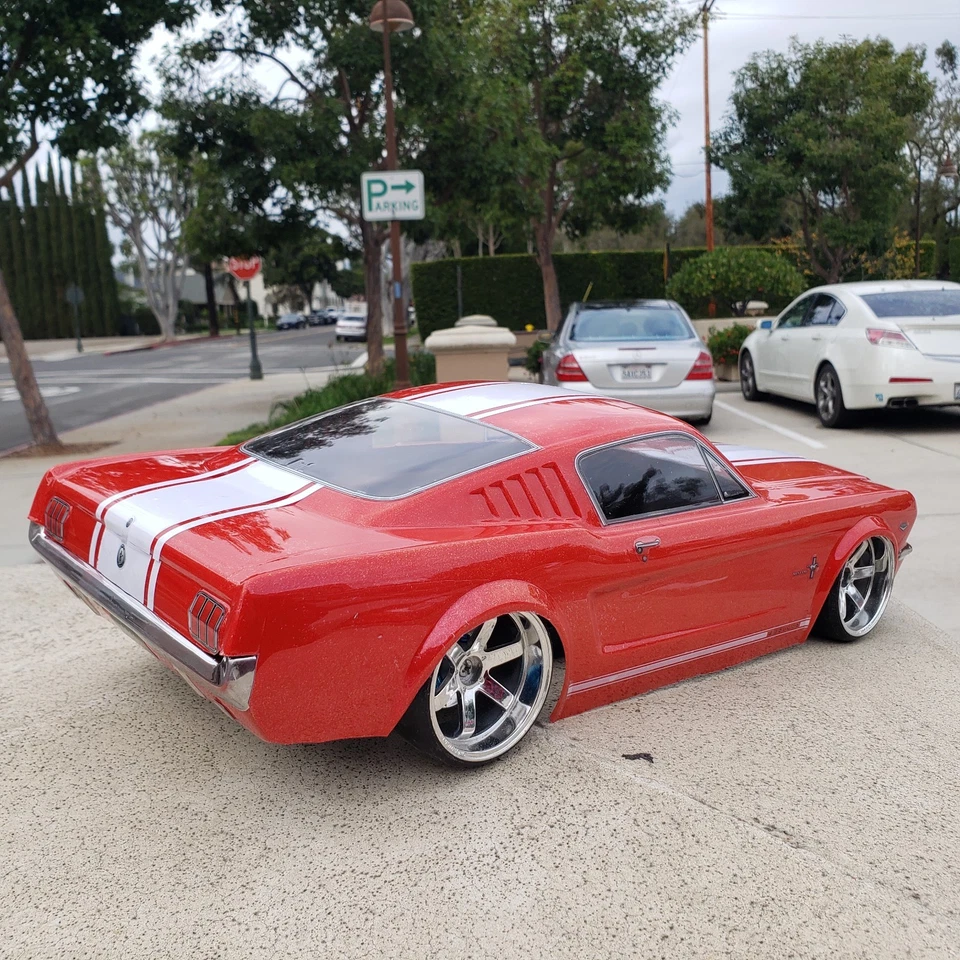 200mm 1/10 Custom Paint 1966 MUSTANG 4Tec-2 HPI RDS DC10 YD2 MST FZ02 Body Only - Image 4 of 4