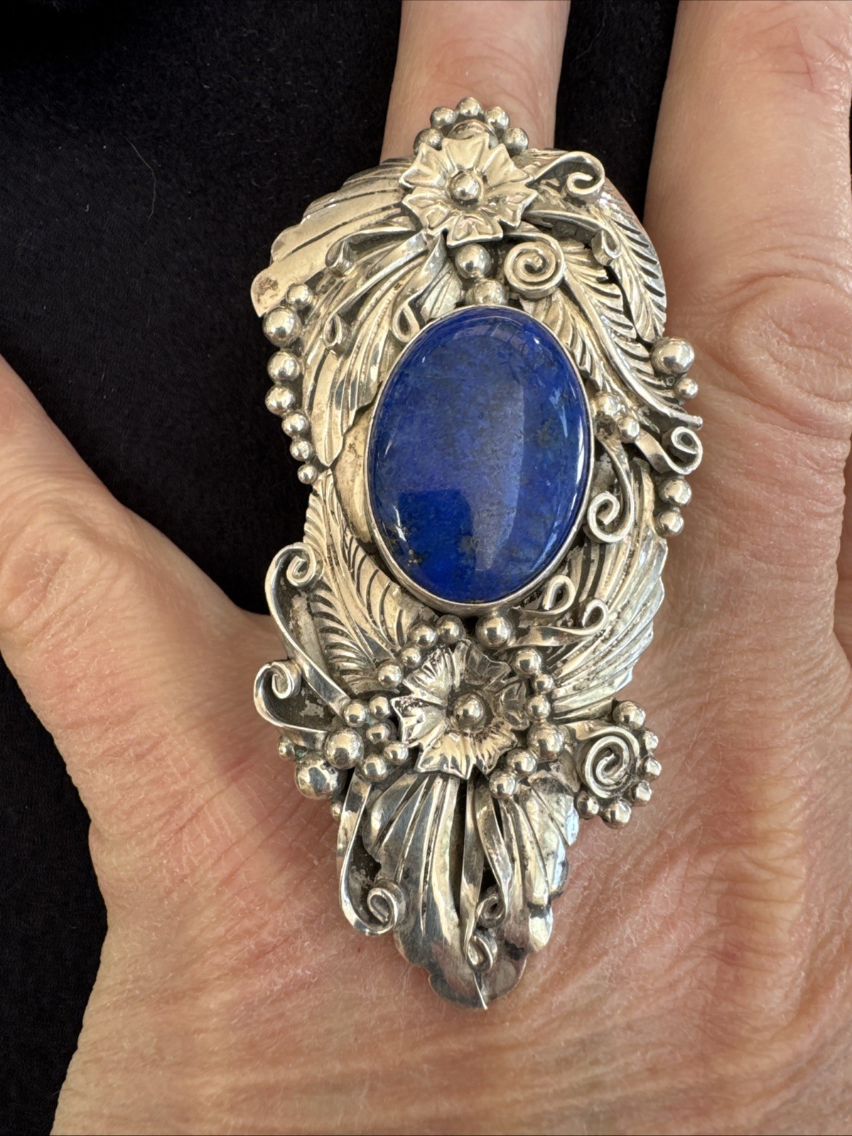 Huge! Statement Piece E KEE Native American Sterl… - image 2