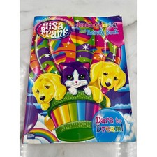 Vintage 2010 Lisa Frank Jumbo Coloring Activity Book Dare to Dream Unicorn Cat