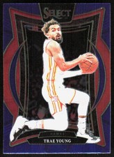 2024-25 Panini Select Blue Trae Young Concourse Atlanta Hawks #63