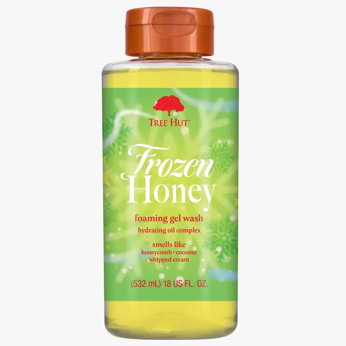 Tree Hut Foaming Gel Body Wash - FROZEN HONEY - 18 fl oz Limited Edition HTF