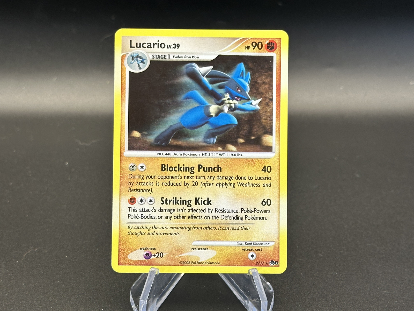 Lucario - Holo - 2/17 POP Series 8 - Pokémon TCG - 2007