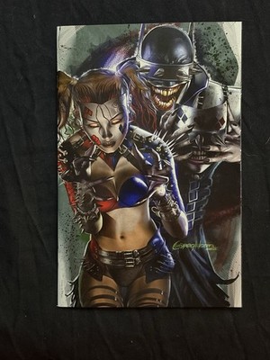 DARK NIGHTS METAL 6 GREG HORN HARLEY QUINN WHO LAUGHS BATMAN VIRGIN VARIANT-C