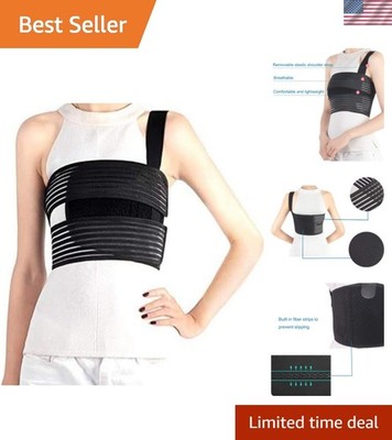 Broken Rib Brace, Rib Belt for Men and Women, Rib Cage Protector Wrap Rib Bel...