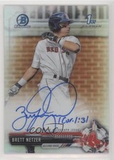 2017 Bowman Draft Chrome Pick Refractor 367/499 Brett Netzer #CDA-BN Auto 0g4
