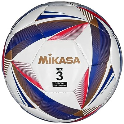 MIKASA Fußballfußball maschinengenäht Größe 3 19cm 0,490-0,610kgf/cm² weiß