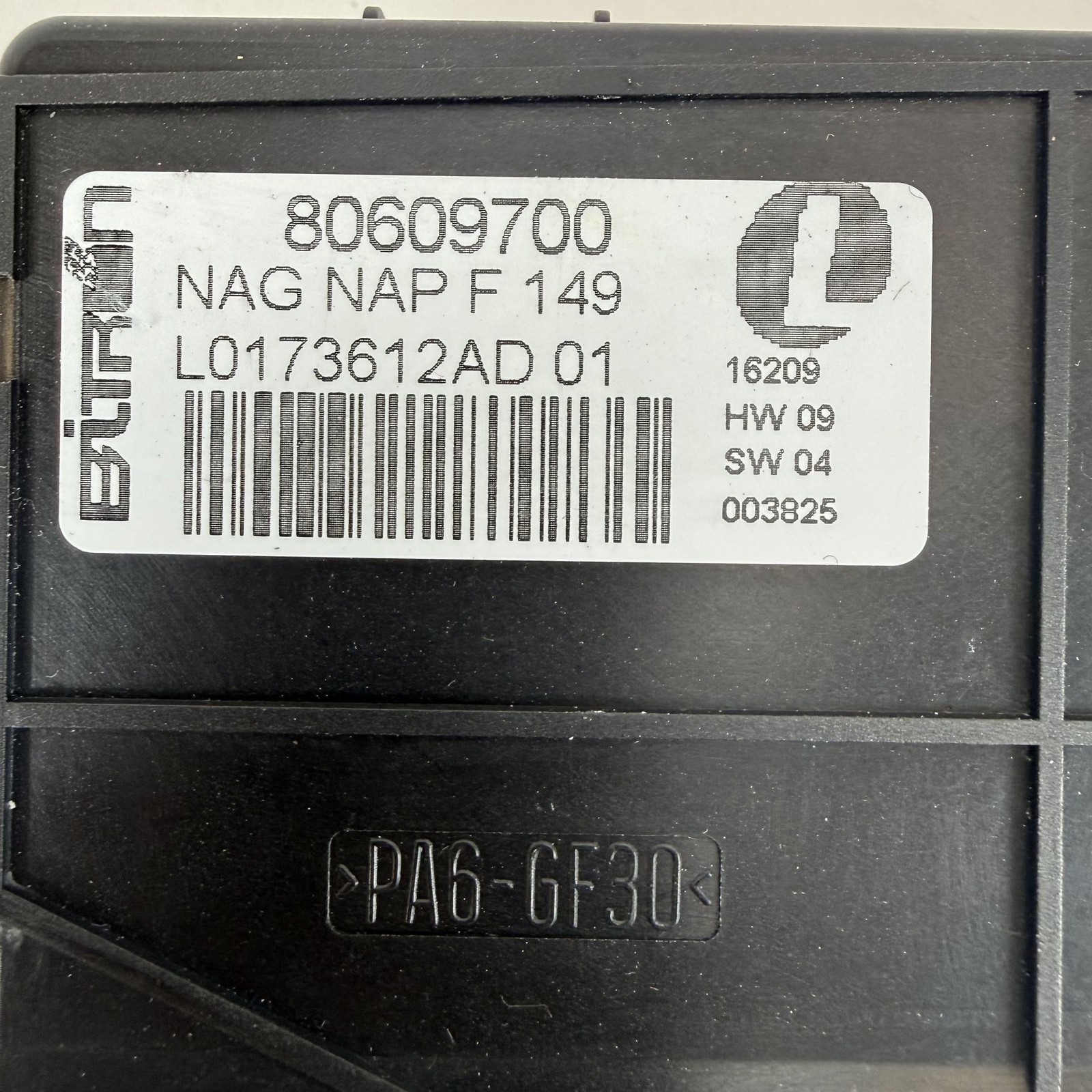 2009-2014 Ferrari California Seat Control Module ECU OEM 80609700 NAG NAP