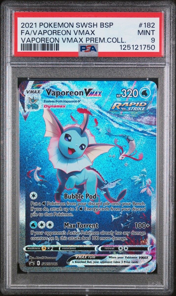 Vaporeon VMAX SWSH182 SWSH: Sword & Shield Promo Cards Holo