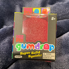 Schylling NeeDoh Gumdrop Super Solid Squish Squeeze Toy Pink 26024HY