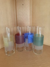 4 Bunte Wassergläser