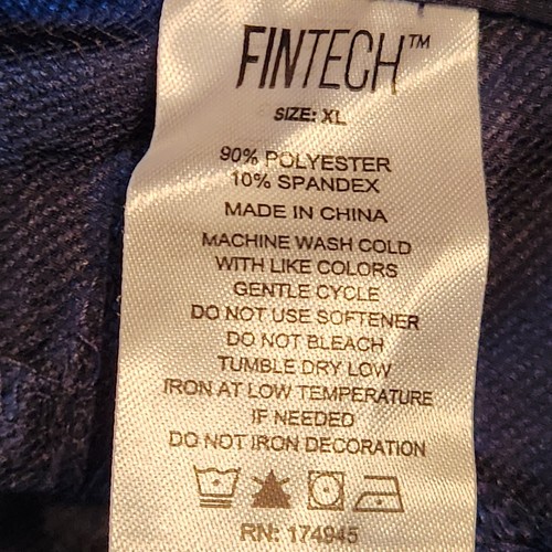 Fintech Mens Sz XL Guide Woven Utility Lightweight Pants Blue Dark Cargo NEW NWT - Bild 9 von 21