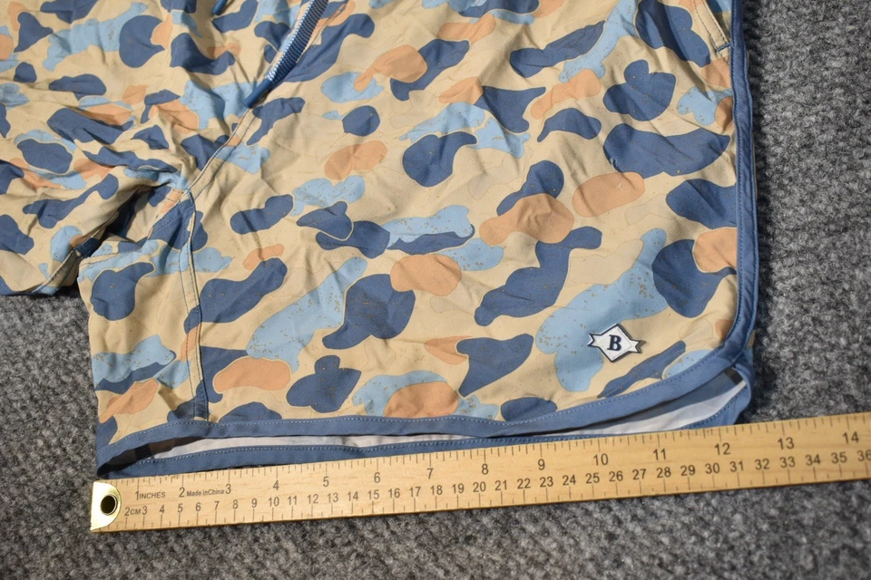 Pantalón Corto Atlético Burlebo Hombre - Camuflaje Rockport - Bolsillo 6” Entrepierna XL Foto 3 de 4