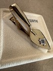 Vintage Swank Gold Tone Tie Clip Masonic Mason Trowel — photo 2