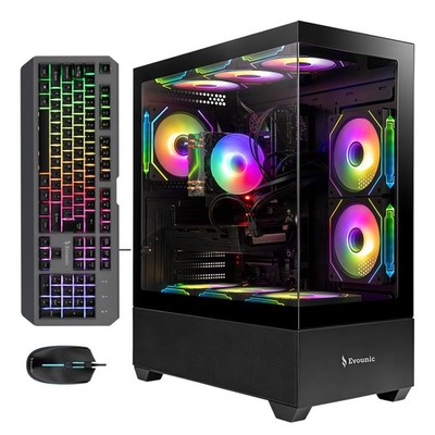 Gaming PC,Intel i7, GTX1080 Ti,32GB RAM,512GB SSD,WiFi6,Win11P,9*ARGB Fan,BT5.4