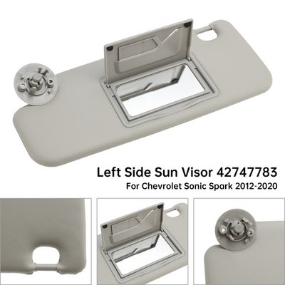 Sun Visor Left Driver Side 42747783 Gray Pour Chevy Sonic Spark 2012-2020 F