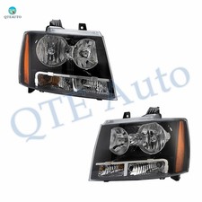 Headlights Assembly for 2007-2014 Chevrolet Tahoe 8 Cyl With bulb Halogen