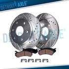 Front Drilled Rotors Brake Pads for Buick Enclave Chevrolet Traverse GMC Acadia