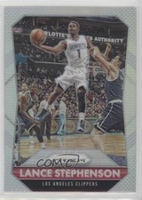 2015-16 Panini Prizm Silver Prizm Lance Stephenson #82 2u3