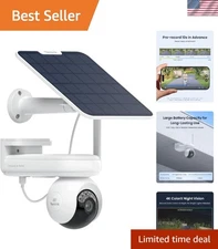 Altas PT Ultra 4K Solar Outdoor Security Camera with 500 Days Battery Life