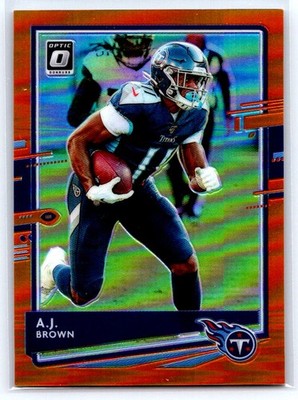 A.J. Brown 2020 Panini Donruss Optic #97 Prizm /199 Tennessee Titans 57/1 bx5a