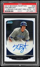 Kris Bryant BCAKB Bowman 2014 Auto