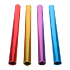 4pcs Aluminum Alloy Track Relay Sticks - Lightweight Multi-color Racing Rods - 4pcs Aluminum Alloy Track Relay Sticks - Lightweight Multi-color Racing Rods -