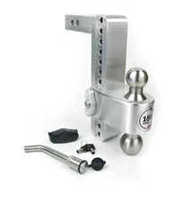 Weigh Safe Trailer Hitches LTB10-2-KA LOCKING 180 TURNOVER BALL 10" DROP HITCH