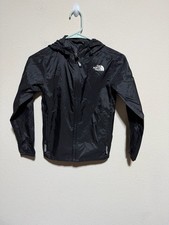 The North Face Youth Cyclone Wind Jacket with Sleeve Logo Black Size Small 7/8