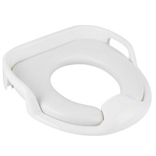 Potty Training Seat Soft Children Toilet Pad NonSlip Handle Universal White