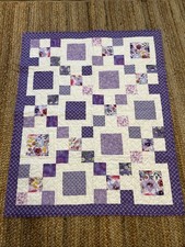 Purple Baby Blanket For Girl 37x45  
