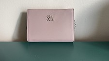 Steve Madden Blush Pink Crossbody Bag SM Logo Chain Strap Faux Leather