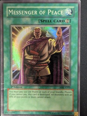 Messenger of Peace MRL-E102 1st Edition Super Rare EN VG Yugioh