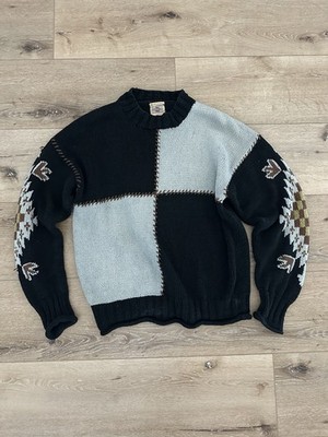 Vintage oversized  Basco Knit Pullover Sweater XL Silk Cotton 