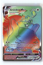 Greedent VMAX 272/264 Rainbow Rare Fusion Strike Pokemon Holo Near Mint on eBay