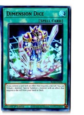 Dimension Dice BLCR-EN006 Battles of Legend: Crystal Revenge Yu-Gi-Oh LP