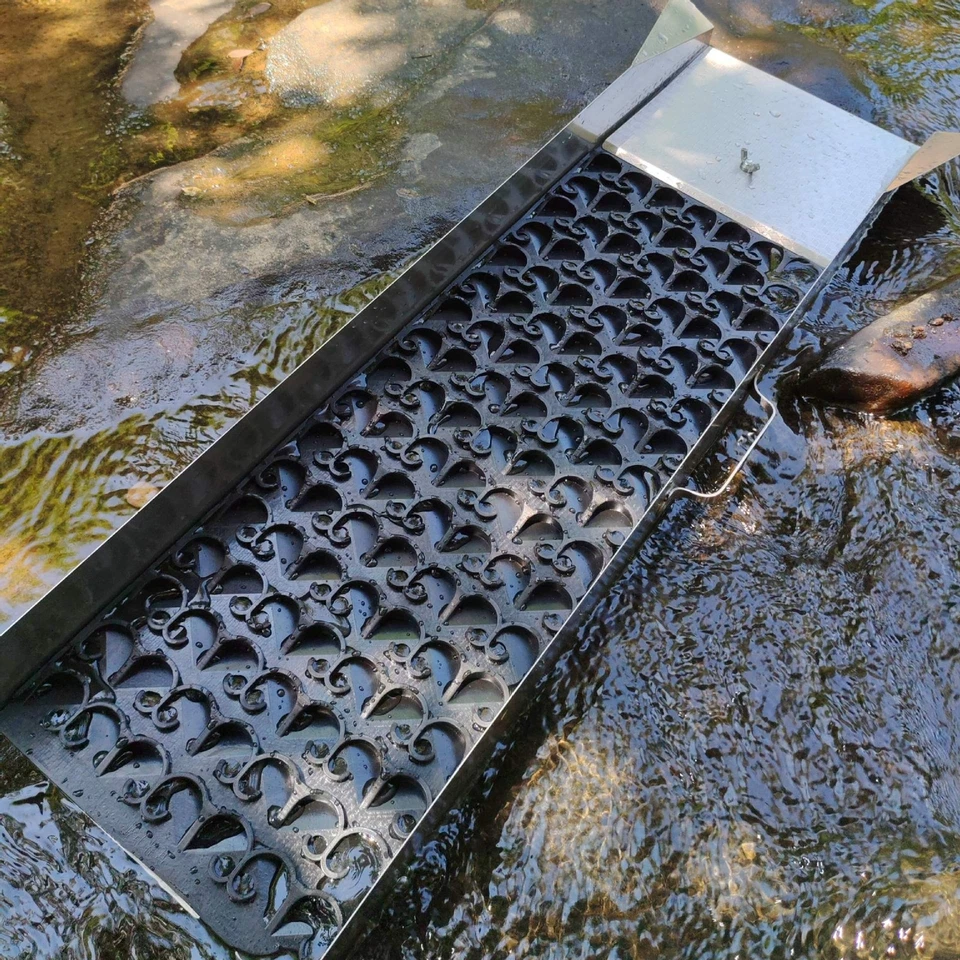 Goldwaschrinne, gold sluice box, Adventure Goldwaschen für Anfänger - Bild 2 von 4