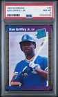 1989 Donruss #33 Ken Griffey Jr. Rookie PSA 8 MM-MT