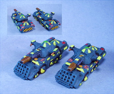 Battletech painted  Glaive tanks  (2) YG