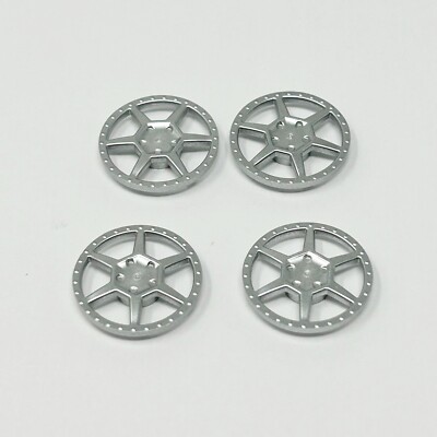 創世竜ループ　微高レート+パーツセット 1900 LEGO Wheel Cover 6 Spoke for Wheel 72206pb01 METALLIC SILVER
