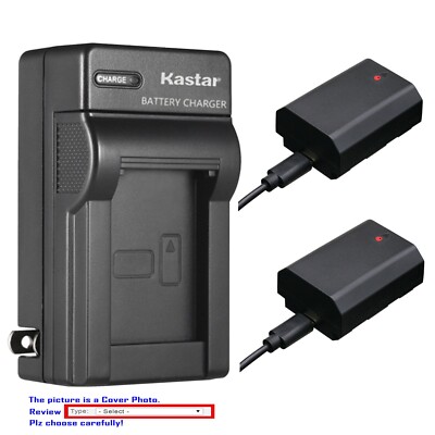Kastar Battery Wall Charger for Sony Alpha A7C α7C Alpha A7C II α7C II A7CR α7CR